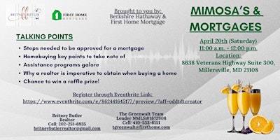 Imagem principal do evento Mimosa's and Mortgages