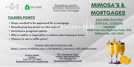 Mimosa's and Mortgages