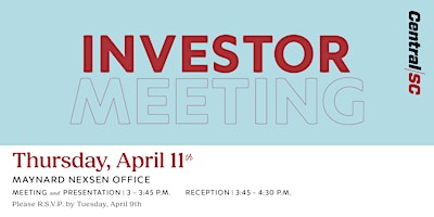Primaire afbeelding van April 2024 Investor Meeting
