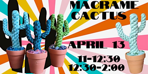 Imagen principal de Macrame cactus