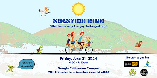 Imagem principal de Solstice Family Fun Ride on the Stevens Creek Trail