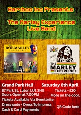 Bamboo Inc presents The Marley Experience