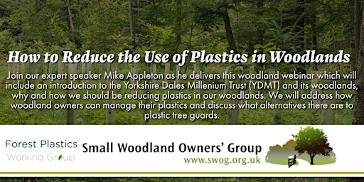 How to Reduce the Use of Plastics in Woodlands primary image