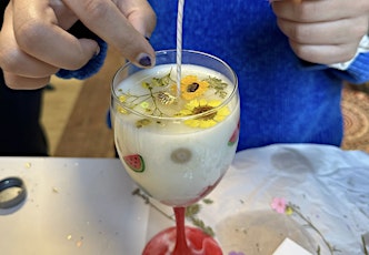 Wine-Glass Painting — and Candle-Making, Too!