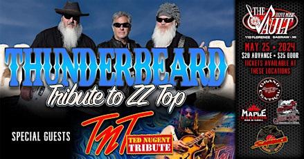 THUNDERBEARD "Tribute to ZZ Top" wsg/ TNT "Ted Nugent Tribute"