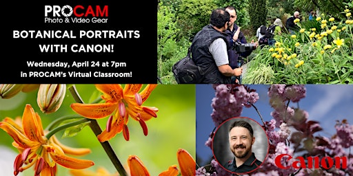 Botanical Portraits with Canon - WEBINAR primary image