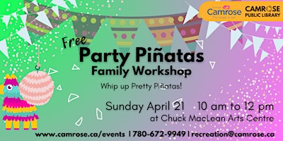 Imagem principal do evento Party Pinata Family Workshop