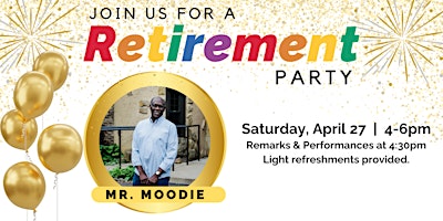 Imagem principal do evento Mr. Moodie's Retirement Party