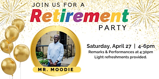 Imagem principal do evento Mr. Moodie's Retirement Party