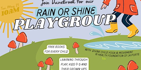 Imagen principal de May Playgroup: Rain or Shine with Christie from Divine Child Yoga