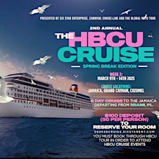 Imagen principal de WEEK 2 : The HBCU CARNIVAL 6-DAY Cruise to  JAMAICA FROM MIAMI, FL