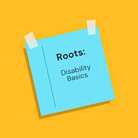 Primaire afbeelding van Disability Training Session (Roots) Online