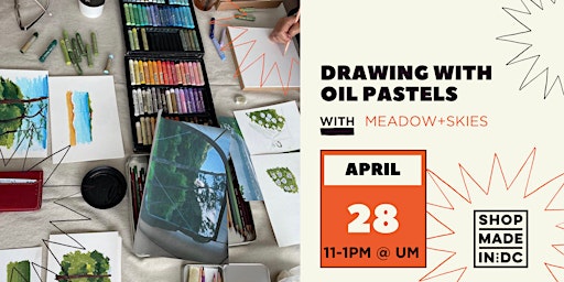 Imagem principal do evento Drawing with oil pastels w/Meadow+Skies