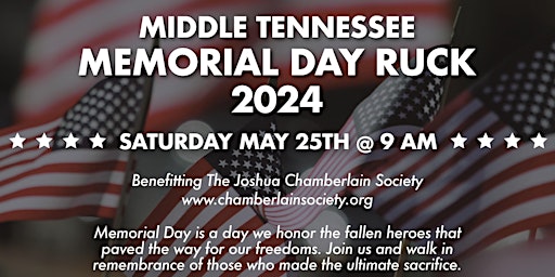 Hauptbild für Middle Tennessee Memorial Day Ruck 2024