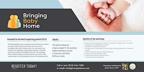 Bringing Baby Home Workshop