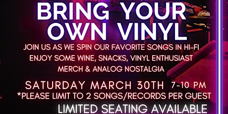 Lava Lamp Zone- Bring Your Own Vinyl