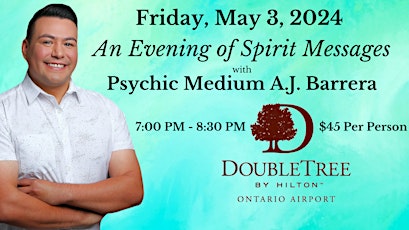 An Evening of Spirit Messages with Psychic Medium A.J. Barrera