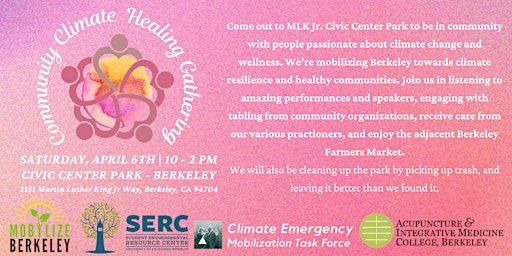 Primaire afbeelding van Mobilize Berkeley Community Climate Healing Gathering