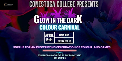 Imagem principal do evento Glow in the Dark Colour Carnival