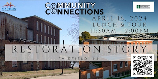 Primaire afbeelding van Community Connections at the historic Fairfield Inn in Madison, Indiana