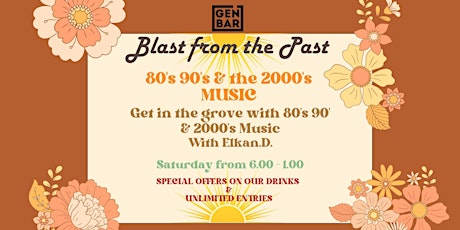 Blast from the past - 80's 90's & the 2000's Party