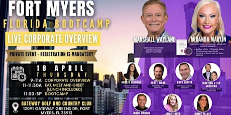 Fort Myers Corporate Overview and Bootcamp