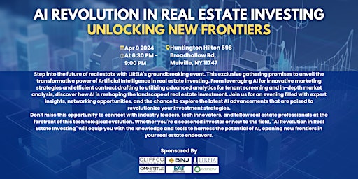 AI Revolution in Real Estate Investing: Unlocking New Frontiers primary image