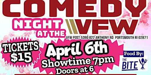 Primaire afbeelding van Comedy night at the VFW ( APRIL )