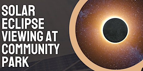 Solar Eclipse Viewing At Community Park