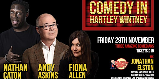 Imagem principal do evento Comedy in Hartley Wintney