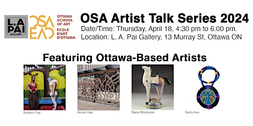 Imagem principal do evento Ottawa School of Art - Artist Talk Series