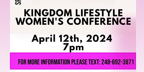 Kingdom Lifestyle Women’s Conference