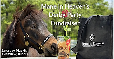 Immagine principale di Mane in Heaven Miniature Therapy Horses Derby Party Fundraiser 