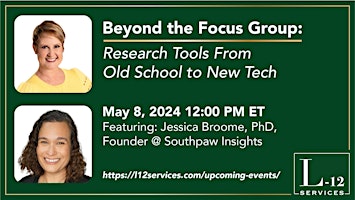 Imagen principal de Beyond the Focus Group: Research Tools From Old School to New Tech