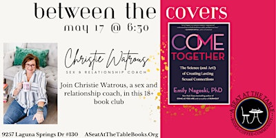 Imagem principal do evento Between the Covers Book Club w/ Christie Watrous: "Come Together"