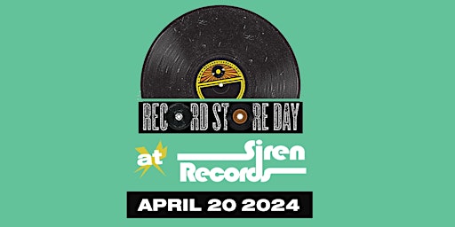 Image principale de Siren Records Record Store Day 2024 Reservations!