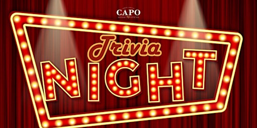 Immagine principale di Trivia Tuesdays at Capo 