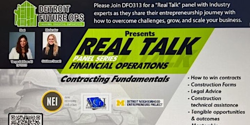 Hauptbild für DFO313  Detroit Contractors  "Real Talk" series