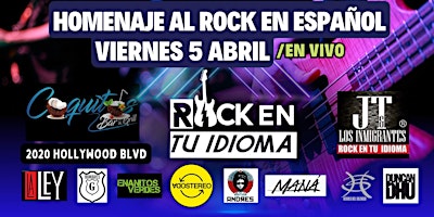 Una Noche de ROCK EN TU IDIOMA en Hollywood, FL primary image