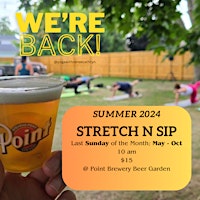 Imagem principal do evento Stretch N Sip: Point Brewery