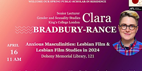 Anxious Masculinities: Lesbian Film & Lesbian Film Studies in 2024