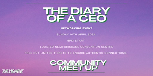 Diary of a CEO Community Meetup primary image