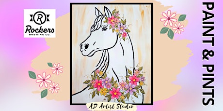 Horse with Flowers