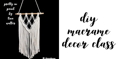 DIY Macrame Wall Decor primary image