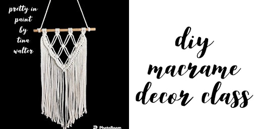 Image principale de DIY Macrame Wall Decor