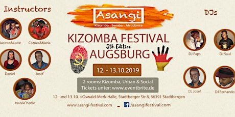Hauptbild für  ASANGI-KIZOMBA-FESTIVAL-AUGSBURG 3th Edition