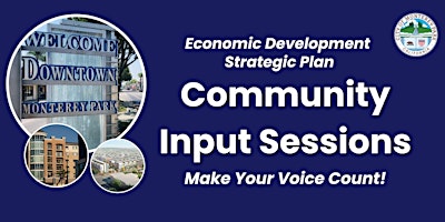 Community Input Sessions - April 25, 2024 primary image