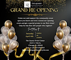 The Quarry Event Center Grand Re Opening primary image