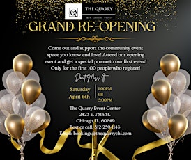 The Quarry Event Center Grand Re Opening