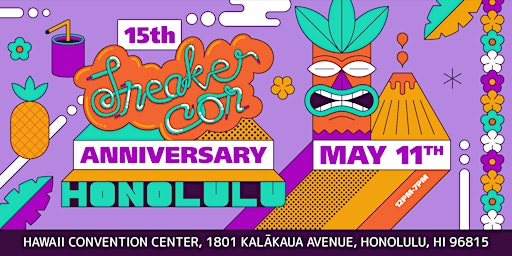 SNEAKER CON HONOLULU MAY 11TH, 2024 15TH ANNIVERSARY primary image